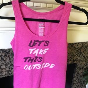 Pink tank top
